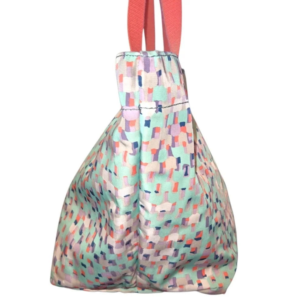 Fossil Key-Per E/W Shopper Tote Bag Women Large Multi Pastel ZB5758 Mosaic Print
